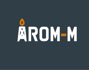 Logotipo de la empresa Arom-m